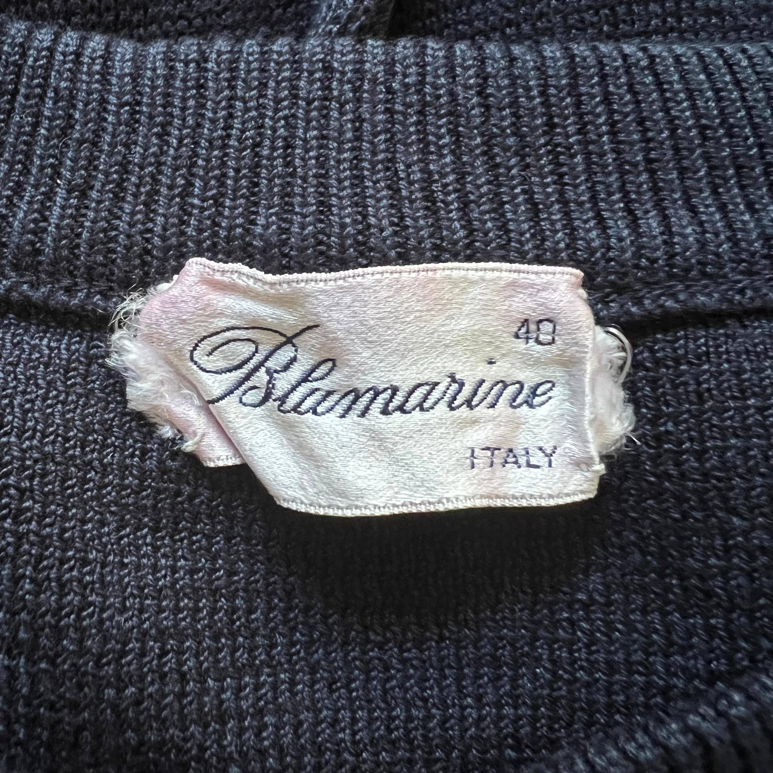 Blumarine Knitted Embellished Life Ring Dress