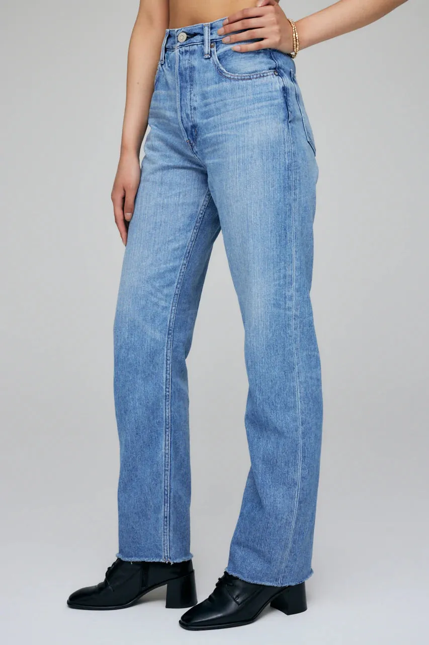Moussy - MV Olivia Wide Straight in Blue